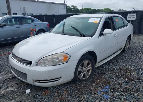 2012 Chevrolet Impala Ls из США, поврежденный, VIN 2G1WF5E36C1248716